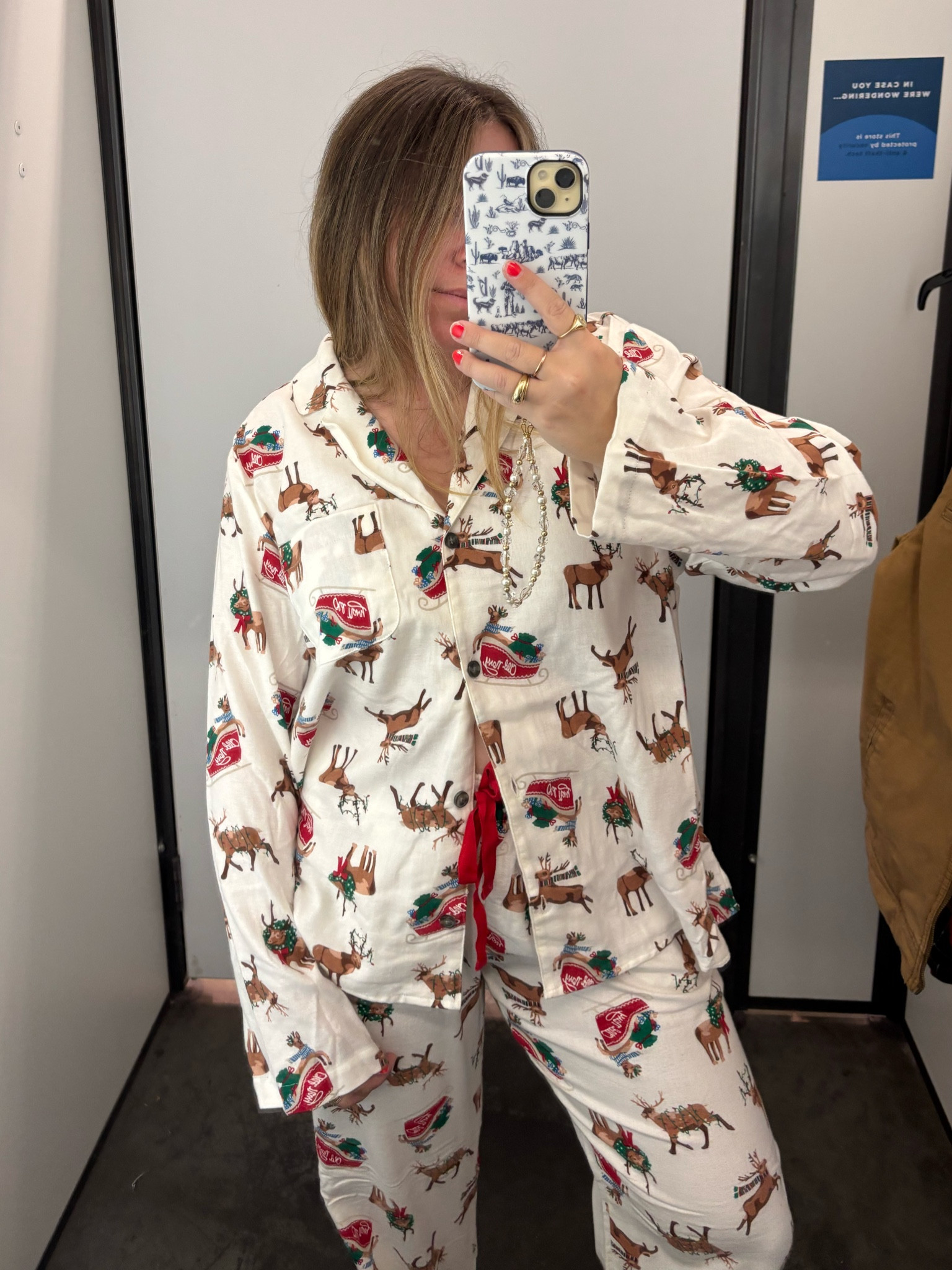 the cutest Christmas matching pajamas from old navy!