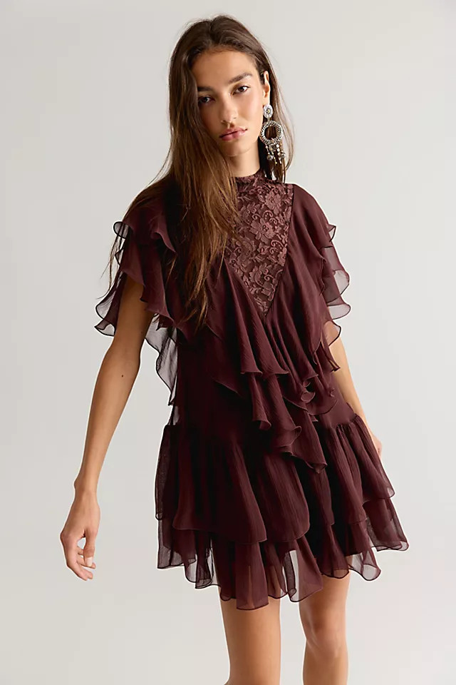 Nigel Preston Ana Lace Mini Dress | Free People (Global - UK&FR Excluded)