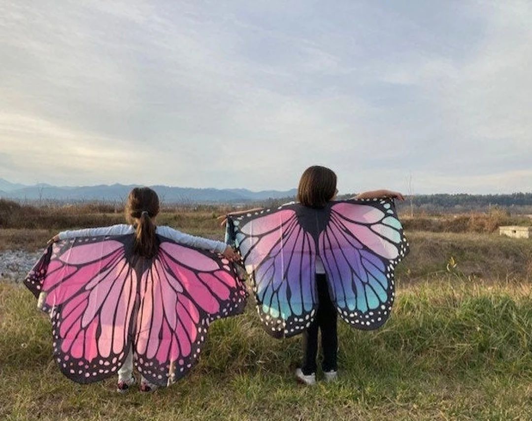 As Buzzfeed Featured Age 5-10 Medium Butterfly Wings - Etsy | Etsy (US)