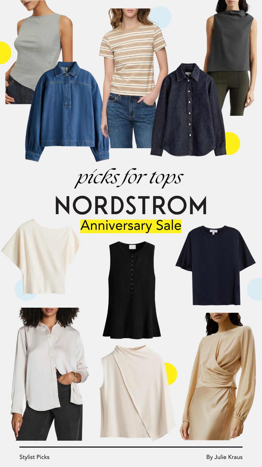 The Nordstrom Anniversary Sale is almost here! Preview now, Early Access July 14, Everyone Shops July 18 through August 9. My top picks for tops — save this so you're ready when the sale begins. Nordstrom Anniversary Sale • Stylist Picks • Fall Tops • NSale 2026 

 #LTKSeasonal #LTKOver40 #LTKSaleAlert