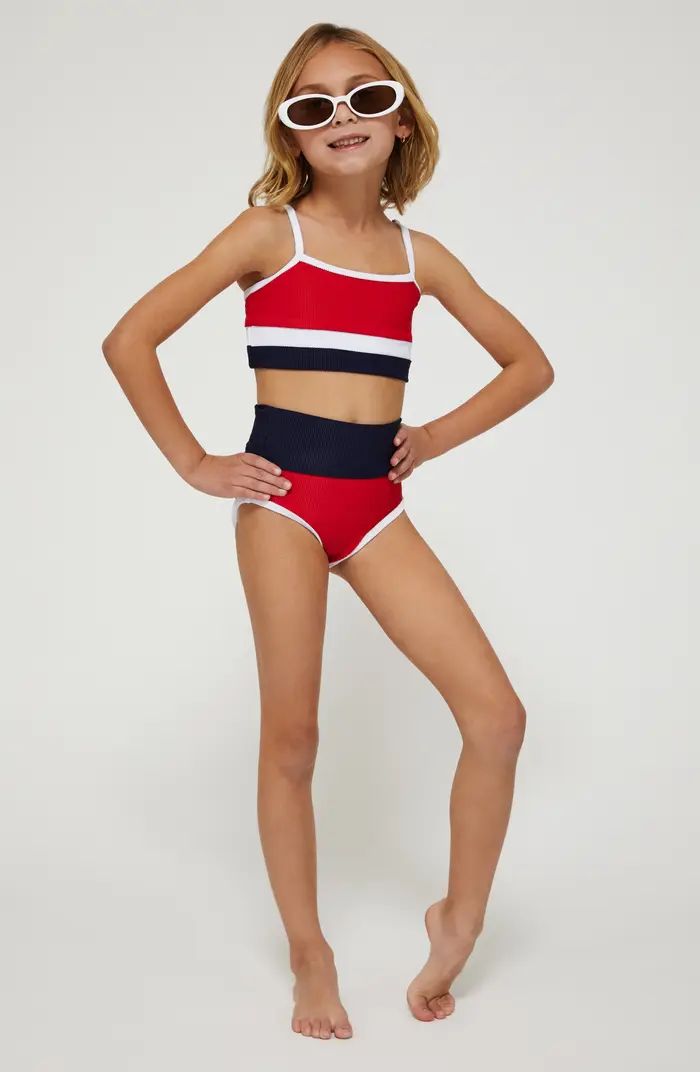 Beach Riot Kids' Little Eva & Emmie Two-Piece Swimsuit | Nordstrom | Nordstrom