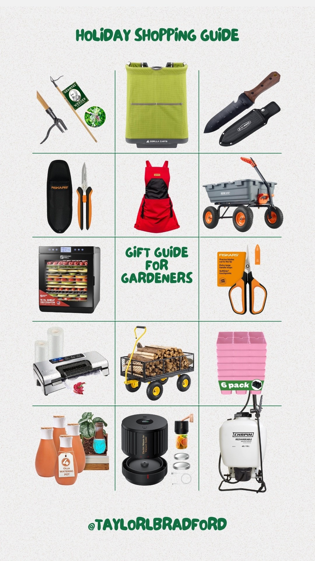 Gift Guide for Gardeners


#LTKCyberWeek #LTKHoliday #LTKGiftGuide
