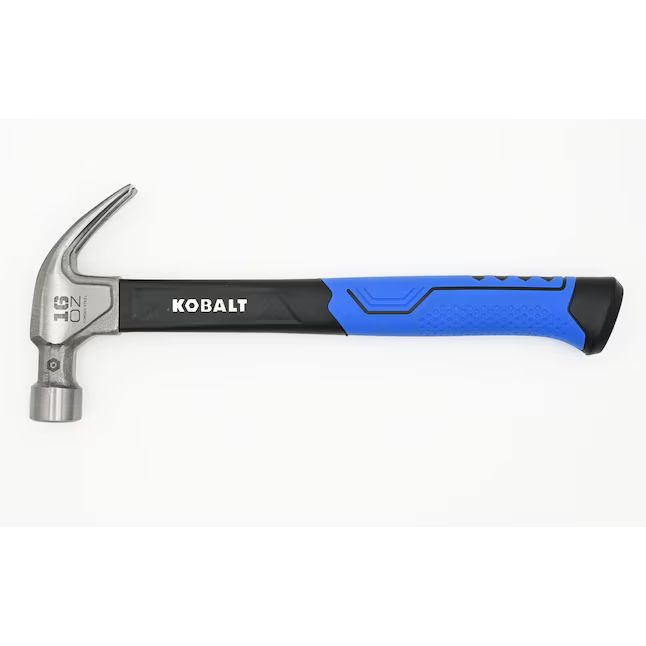 Kobalt 16-oz Smooth Face Steel Head Fiberglass Claw Hammer | Lowe's