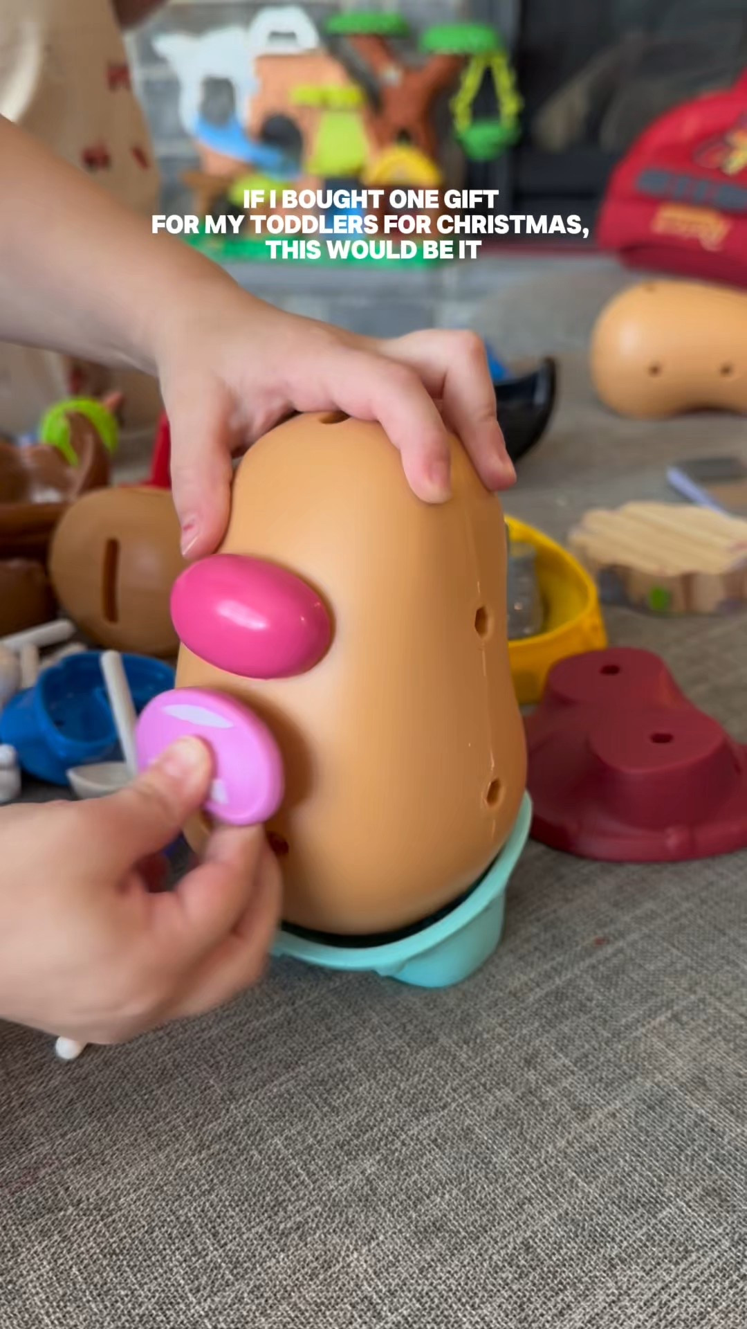 this Mr Potato Head family kit is PERFECT for toddlers - it fosters fine motor skills, creativity, and endless fun! My 2 and almost 4 year old love it and it would be a perfect gift for Christmas 🎄



#LTKHoliday #LTKKids #LTKGiftGuide