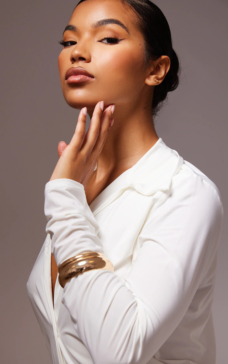 Gold Simple Bangle Multi Pack | PrettyLittleThing US