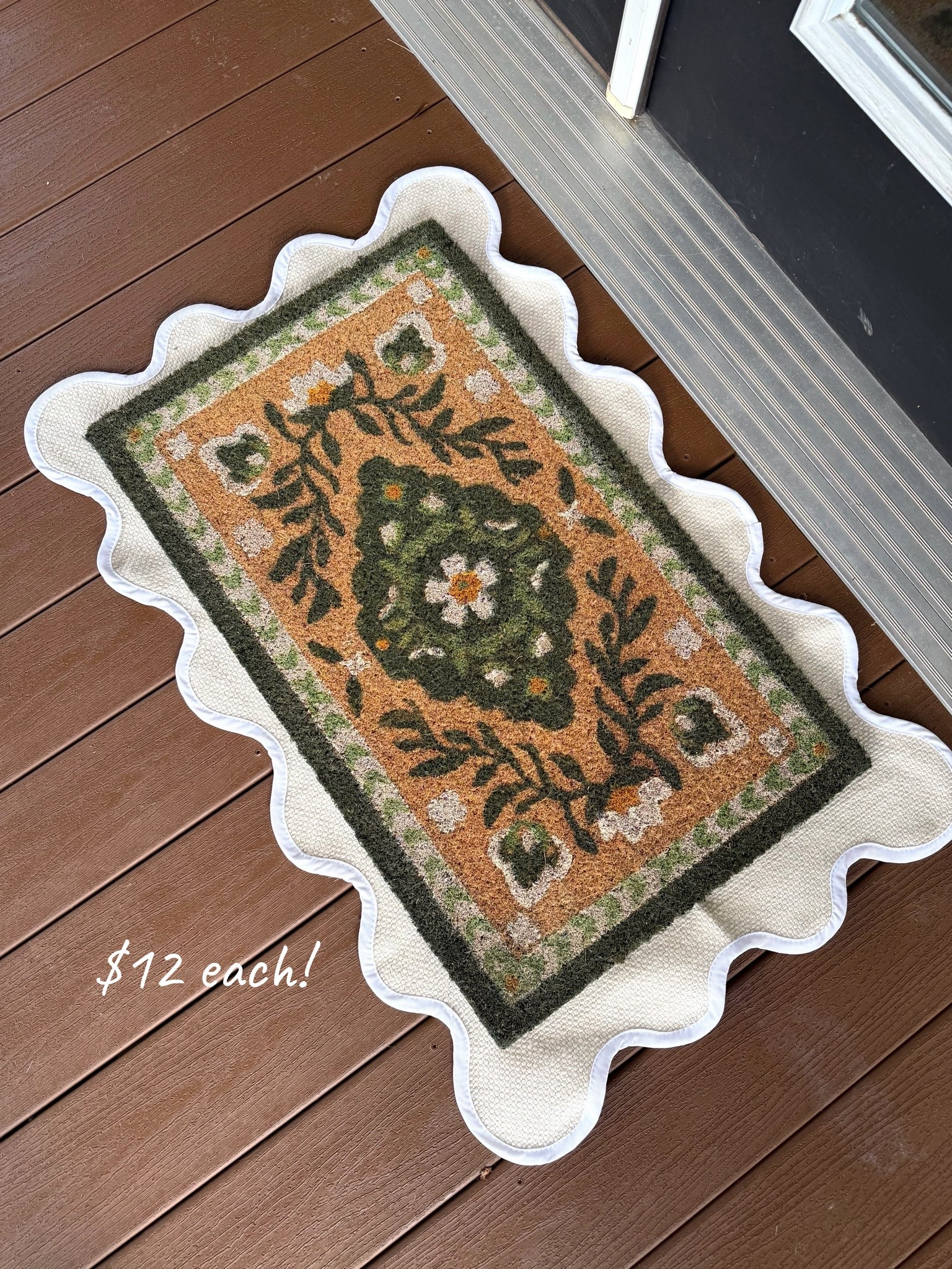 Elevate your front porch with this transitional welcome mat and scallop indoor or outdoor washable rug from Walmart. My Texas house 
Fall decor

#LTKHome #LTKSaleAlert #LTKSeasonal