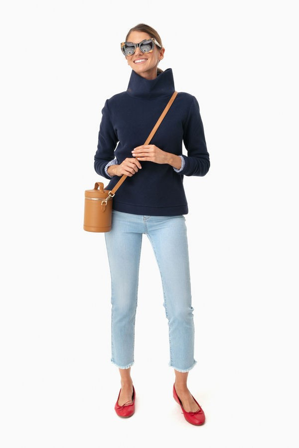 Navy Park Slope Turtleneck | Tuckernuck