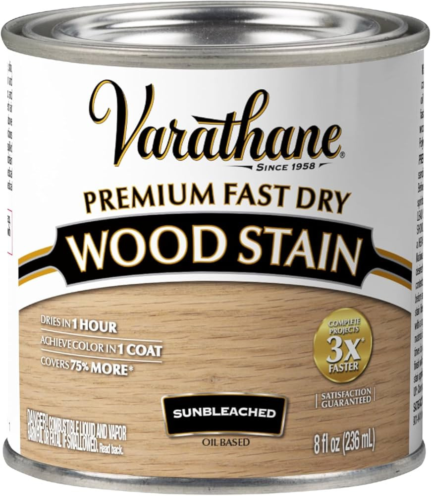 Varathane Premium Fast Dry Wood Stain | 1 Hour Dry Time | 1 Coat Color | Interior Wood Stain | Fu... | Amazon (US)