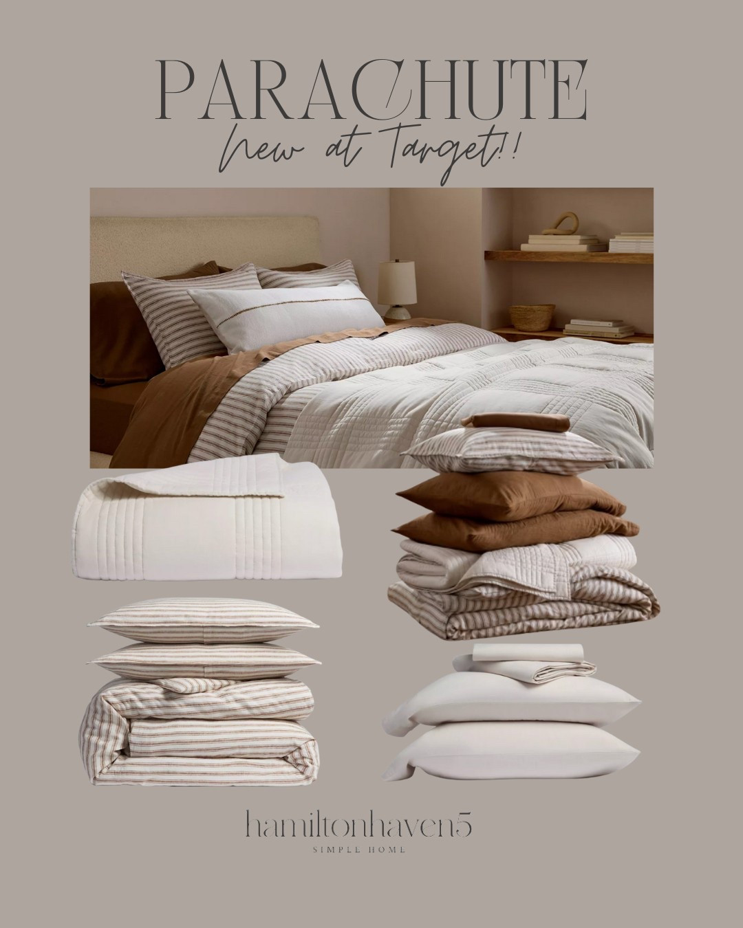 Parachute just dropped at target today! (Literally) 😂🙌
If you have ever tried parachute bedding and towels, you would not be disappointed!! AMAZINGGGGG
I can’t believe target sells them now !! 

#LTKHome #LTKStyleTip