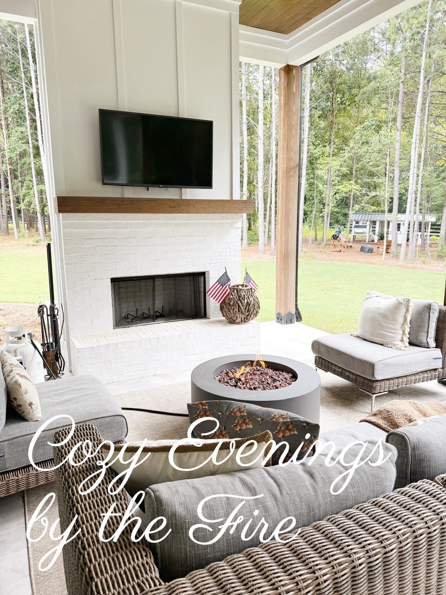 🔥 Nothing says cozy modern living like gathering around a sleek fire pit with friends + family. Style meets function, making your backyard feel like a true retreat! 🌿✨

Do you want to bring our dreamy Modern Classic style interior design into your own home? 🏡 You’re in luck! Reserve our Online Interior Design packages today -> https://porcheandco.com/edesign ✨ We can’t wait to work with you & design your home with #porcheandco

#porcheandco #modernclassic #outdoorliving #firepit #backyarddesign #cozyspaces #alfrescoliving #outdoorretreat



#LTKdayinmylife #LTKvlog #LTKHome