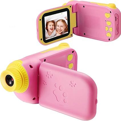 ishantech Kids Digital Video Camera Toys for 3-10 Years Old Girls 1080P 2.4 inch IPS Screen Camer... | Amazon (US)