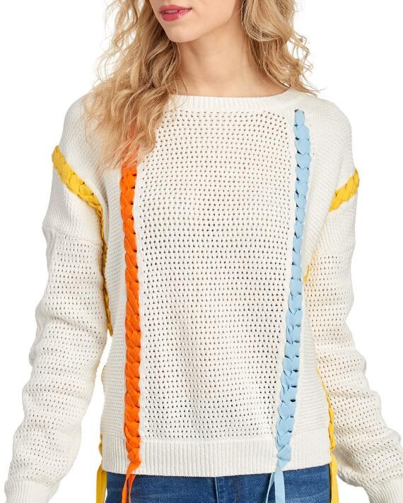 Braided Ribbon Sweater | Stein Mart