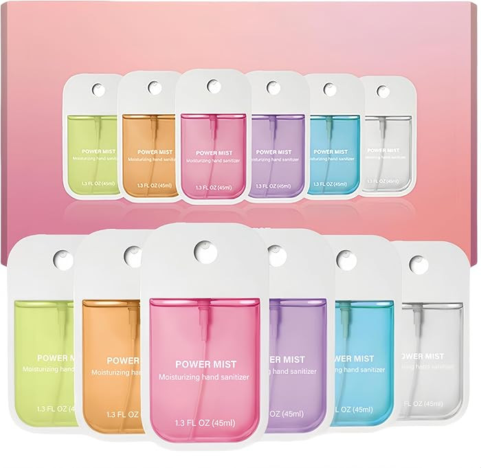 6 Pcs Hand Sanitizer Spray, Portable Power Mist Hydrating Hand Sanitizers Spray for Adults and Ki... | Amazon (US)