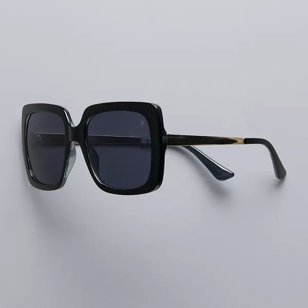 Women's Simply Vera Vera Wang 60mm Oversized Square Sunglasses | Kohl's
