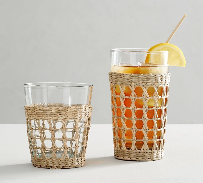 Cane Drinking Glasses | Pottery Barn (US)