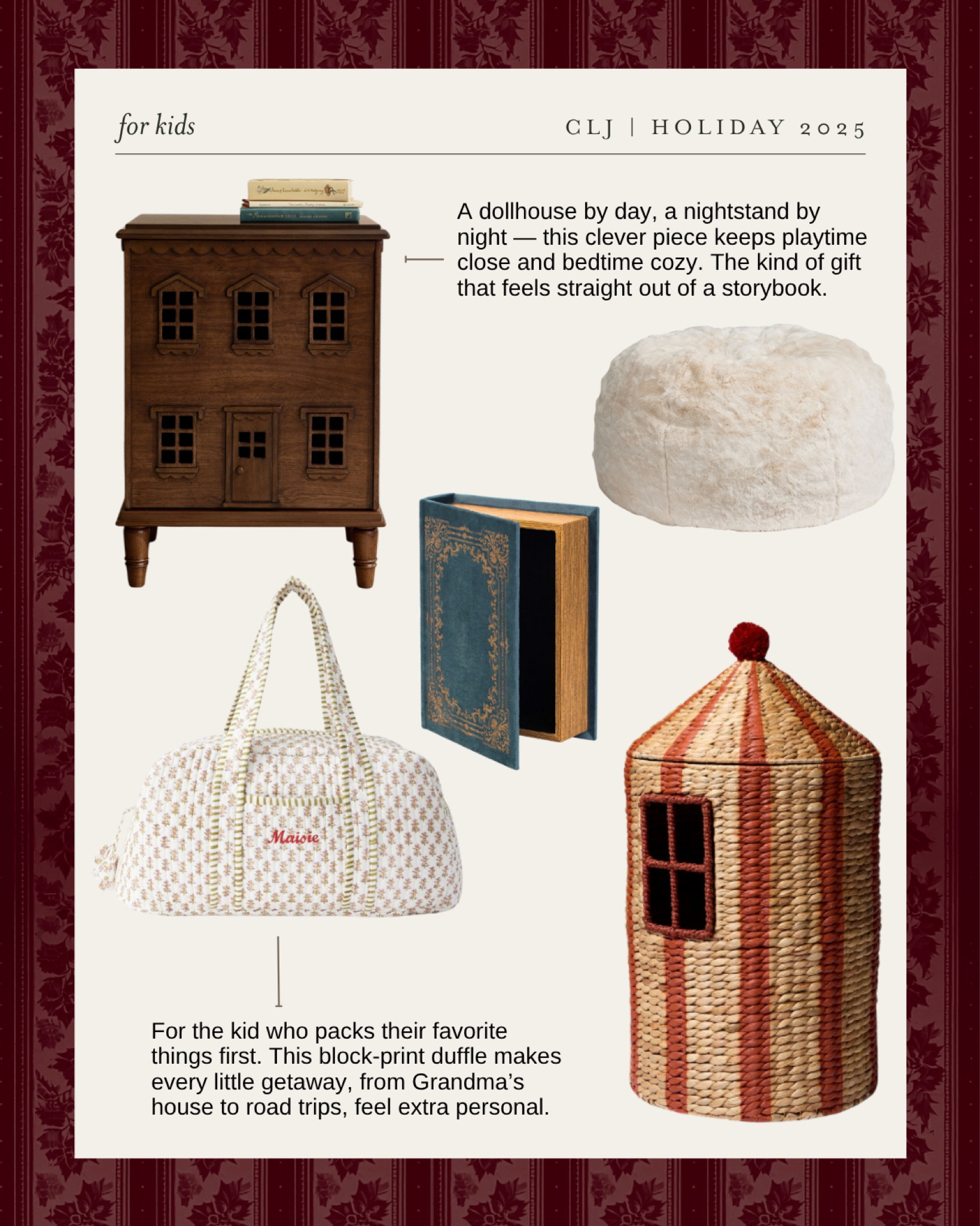 NOW LIVE ON chrislovesjulia.com/giftshop: The best gifts for kids are the ones that get played with, loved hard, and maybe even passed down one day.
Our picks are sweet, sturdy, and full of heart — just like the kids you’re shopping for.
:gift: Explore the full kids’ gift guide on chrislovesjulia.com.

#LTKkids 

#LTKSeasonal