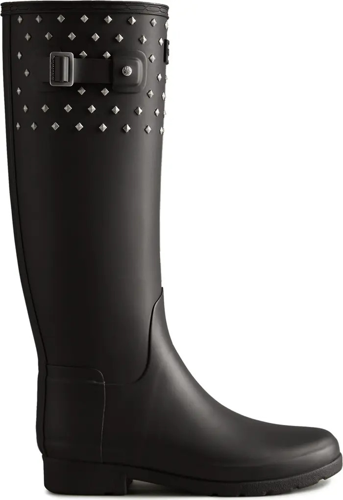 Refined Stud Waterproof Tall Rain Boot (Women) | Nordstrom Rack