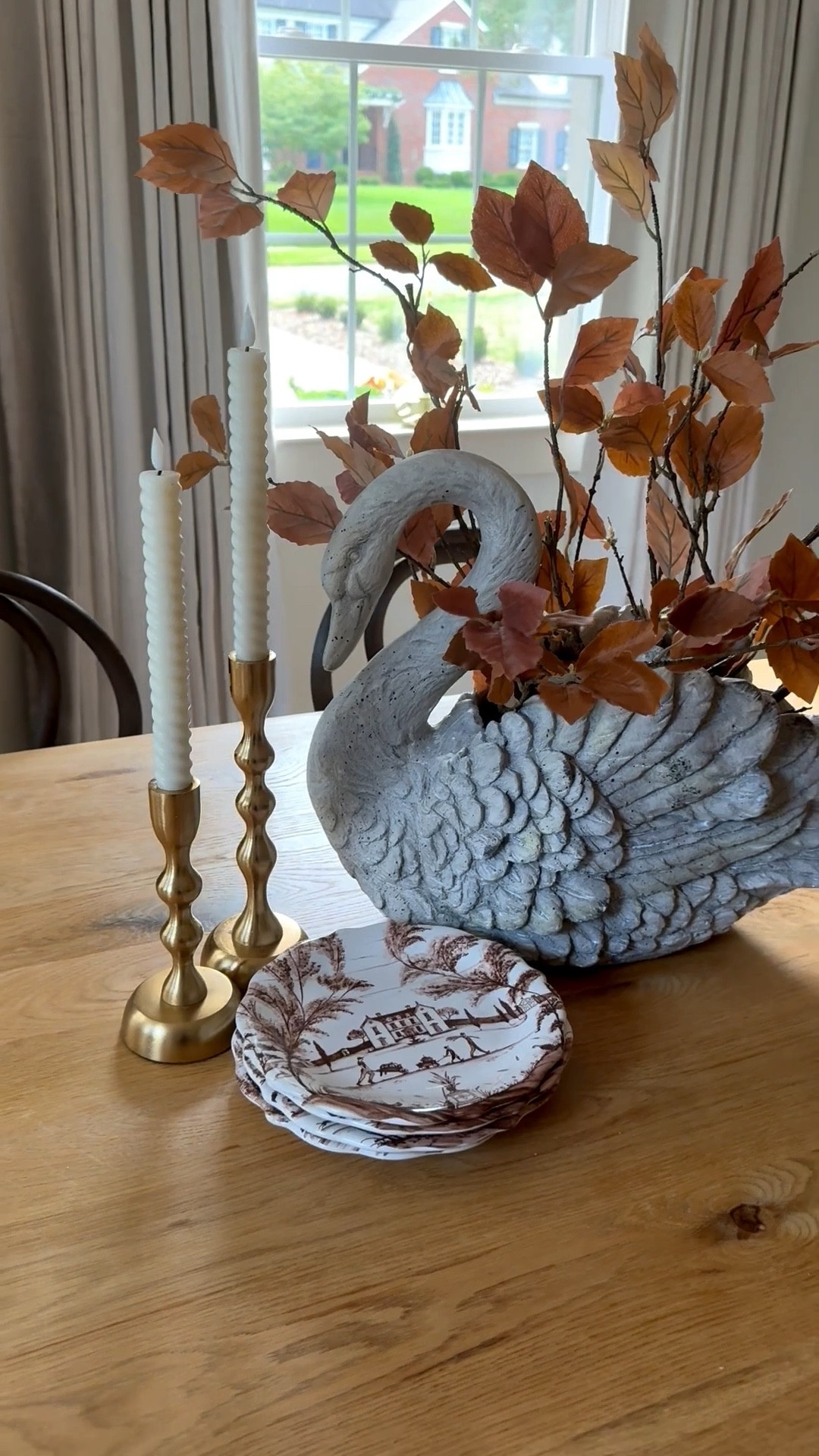 Love these plates from @wayfair! They are one of my favorite #wayfair finds and perfect for the holidays! Our dining room is full of great pieces from them! #wayfairpartner #ad 

#LTKFallSale #LTKSeasonal #LTKHome