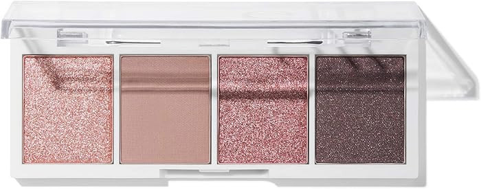 e.l.f. Bite-Size Eyeshadow, 4 Ultra-Pigmented Matte & Shimmer Shades, Rose Water, 0.12 Oz (3.5g) | Amazon (US)