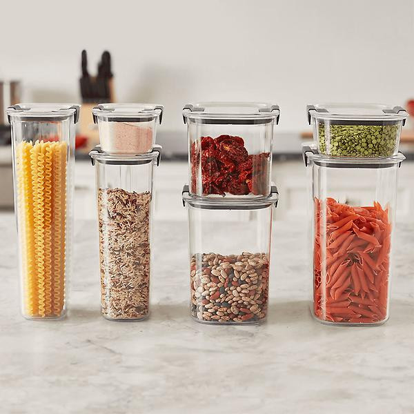 Rubbermaid Brilliance Pantry Food Storage Container Set of 7 | The Container Store