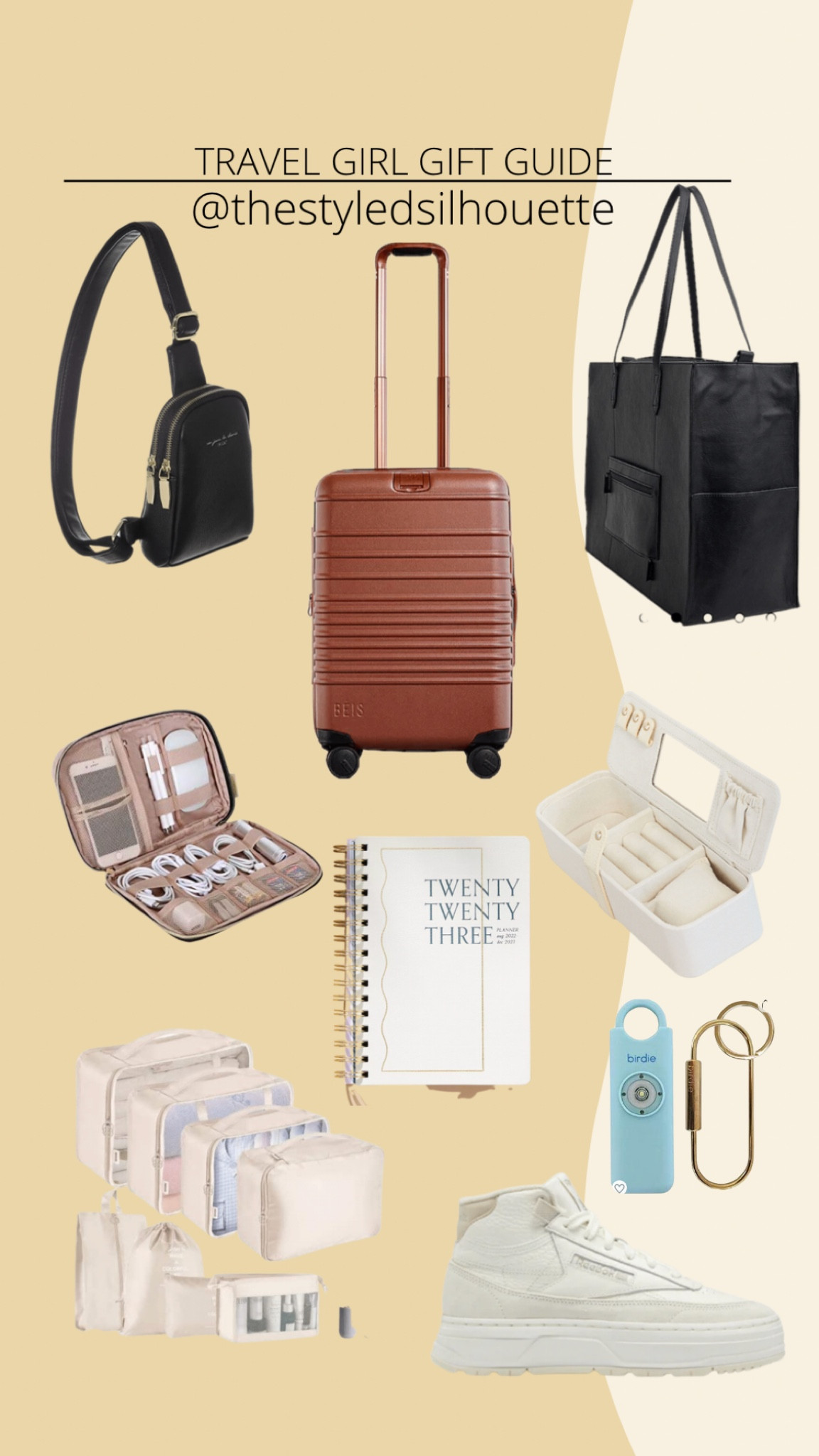 Travel girl gift guide// suitcases:/ travel bag// planner// birdie keychain// jewelry organizer//  electronics organizer// Fanny pack// packing cubes

#LTKtravel #LTKSeasonal #LTKHoliday
