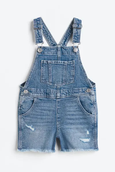 Denim Overall Shorts | H&M (US + CA)