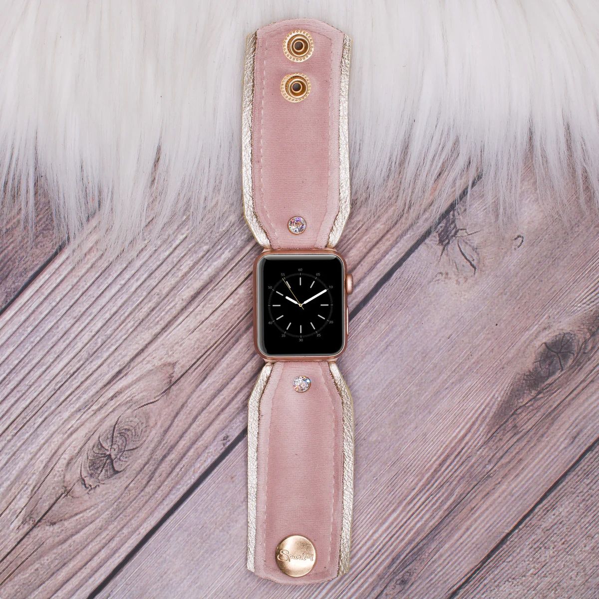 Limited Edition Bow Band in Luxe Blush Velvet | Spark*l