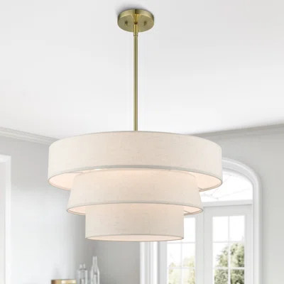 Samire 4 - Light Dimmable Drum Chandelier | Wayfair North America