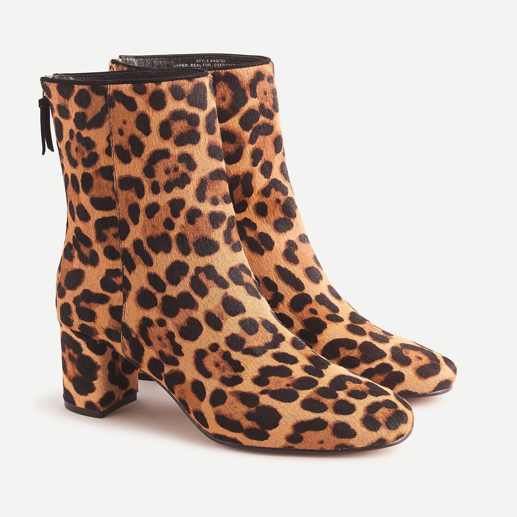 Willa calf hair ankle boots | J.Crew US