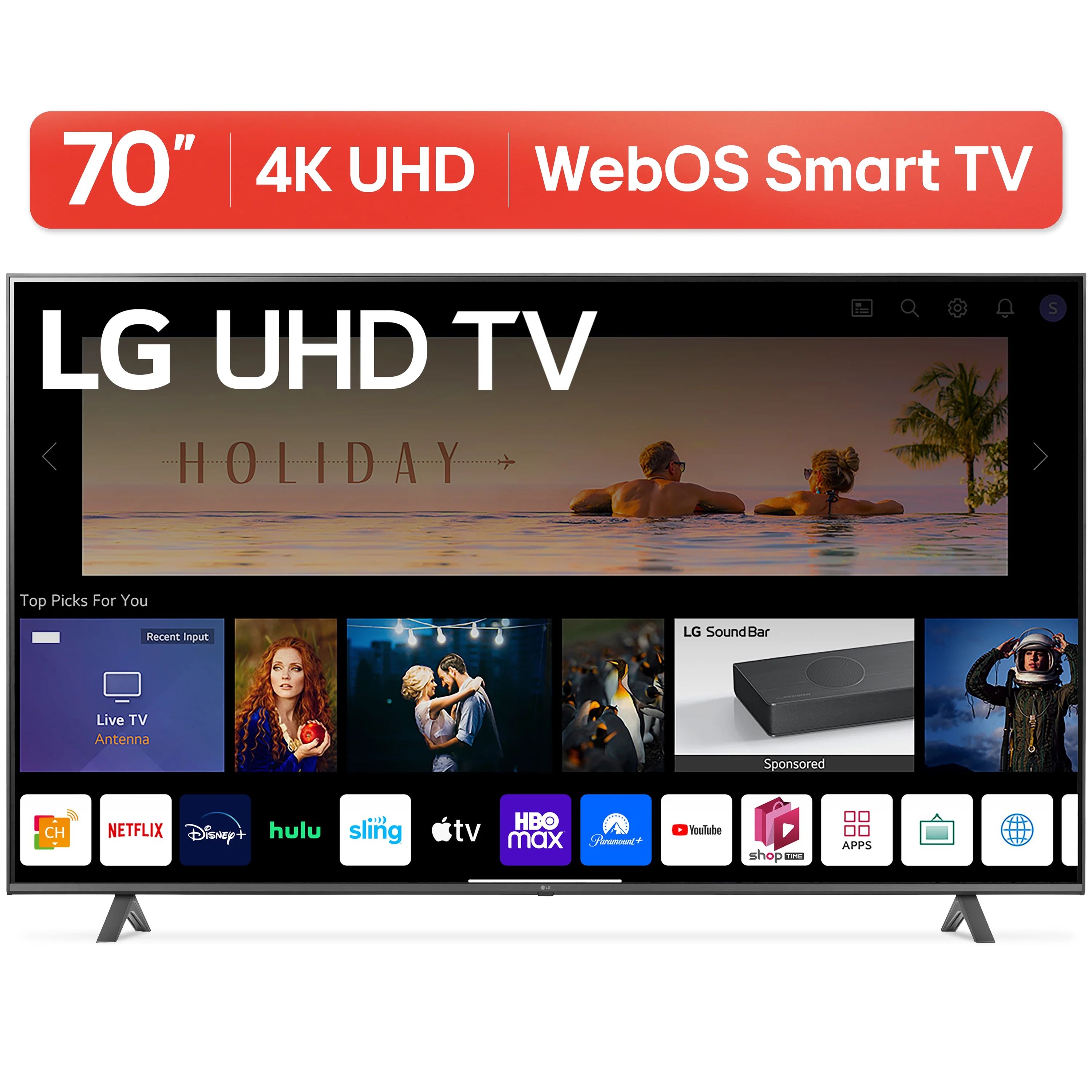 LG 70” 4K UHD Smart TV 2160p webOS, 70UQ7070ZUD | Walmart (US)