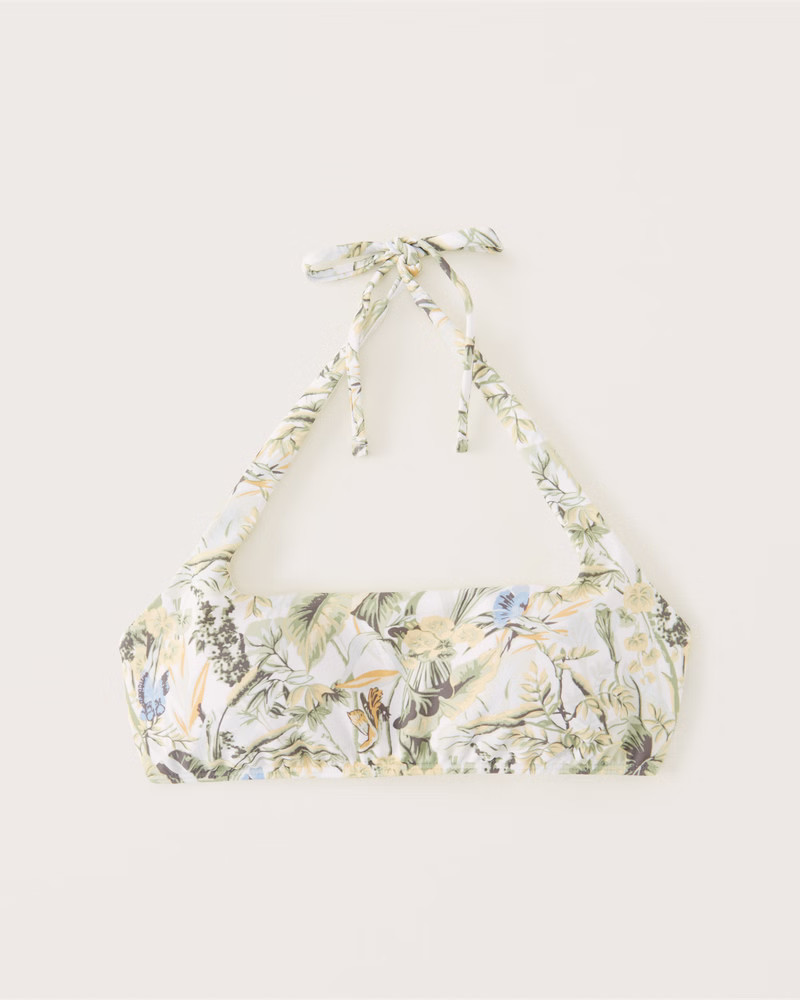 Women's Terry 90s Halter Bralette Swim Top | Women's New Arrivals | Abercrombie.com | Abercrombie & Fitch (US)