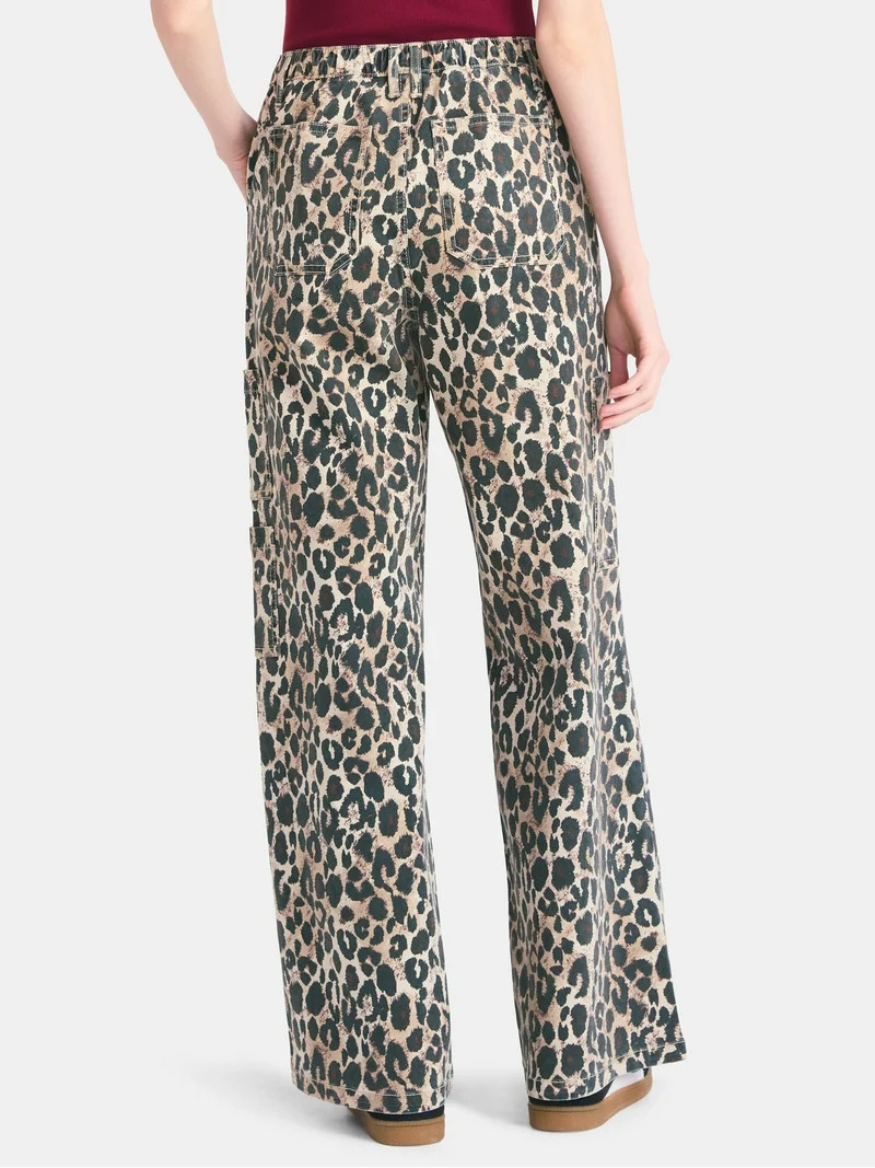 No Boundaries Wide Leg Cargo Pants, 31.5'' Inseam, Women's | Walmart (US)