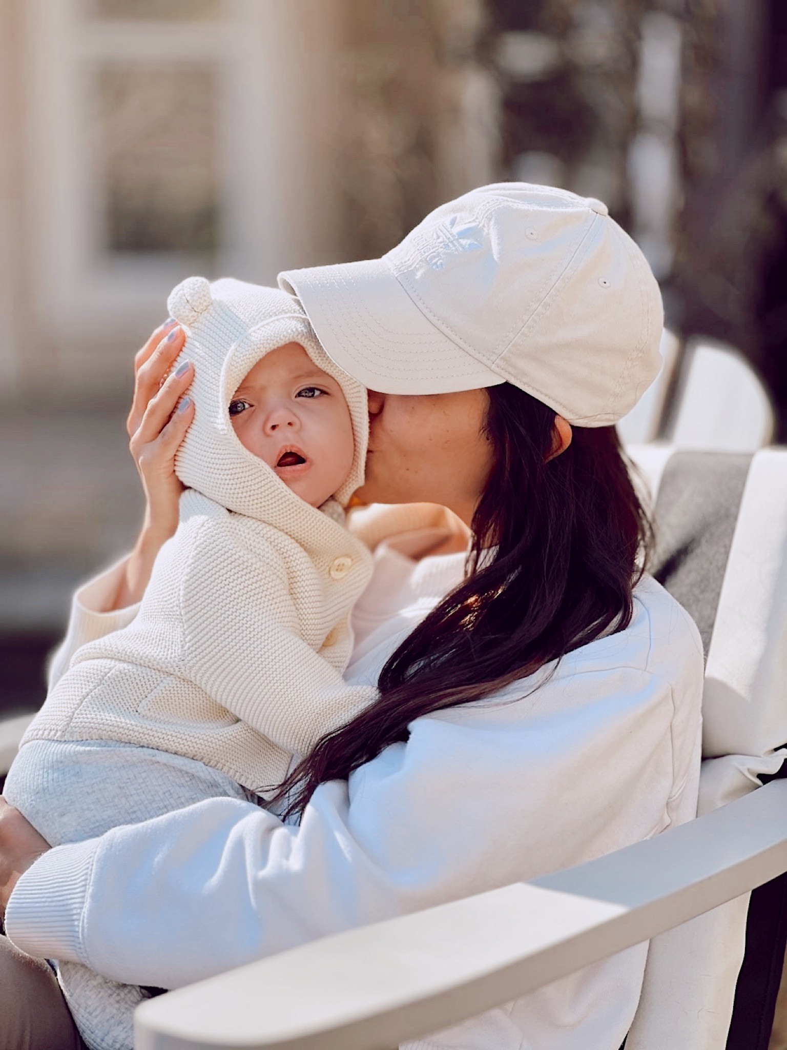 Spring outfit 
Beige Adidas hat 
White sweatshirt 
Baby hooded sweater 
Adirondack chairs
Amazon finds 
Walmart finds

#LTKstyletip #LTKbaby #LTKfamily