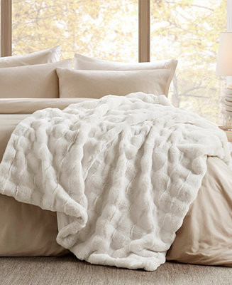 Vivienne Faux Fur Throw, 50" x 60" | Macy's
