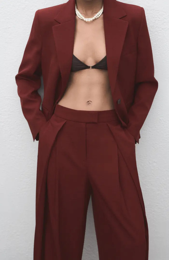 Inverted Pleat Wide Leg Pants | Nordstrom