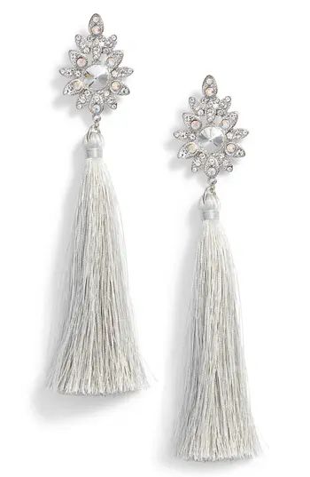 Women's Tasha Beaded Post Tassel Drop Earrings | Nordstrom