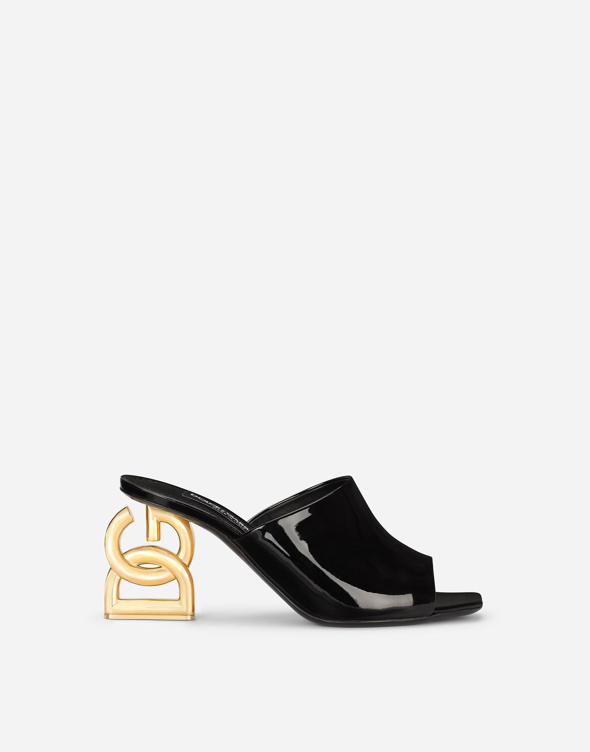 Patent leather mules with 3.5 heel | Dolce & Gabbana