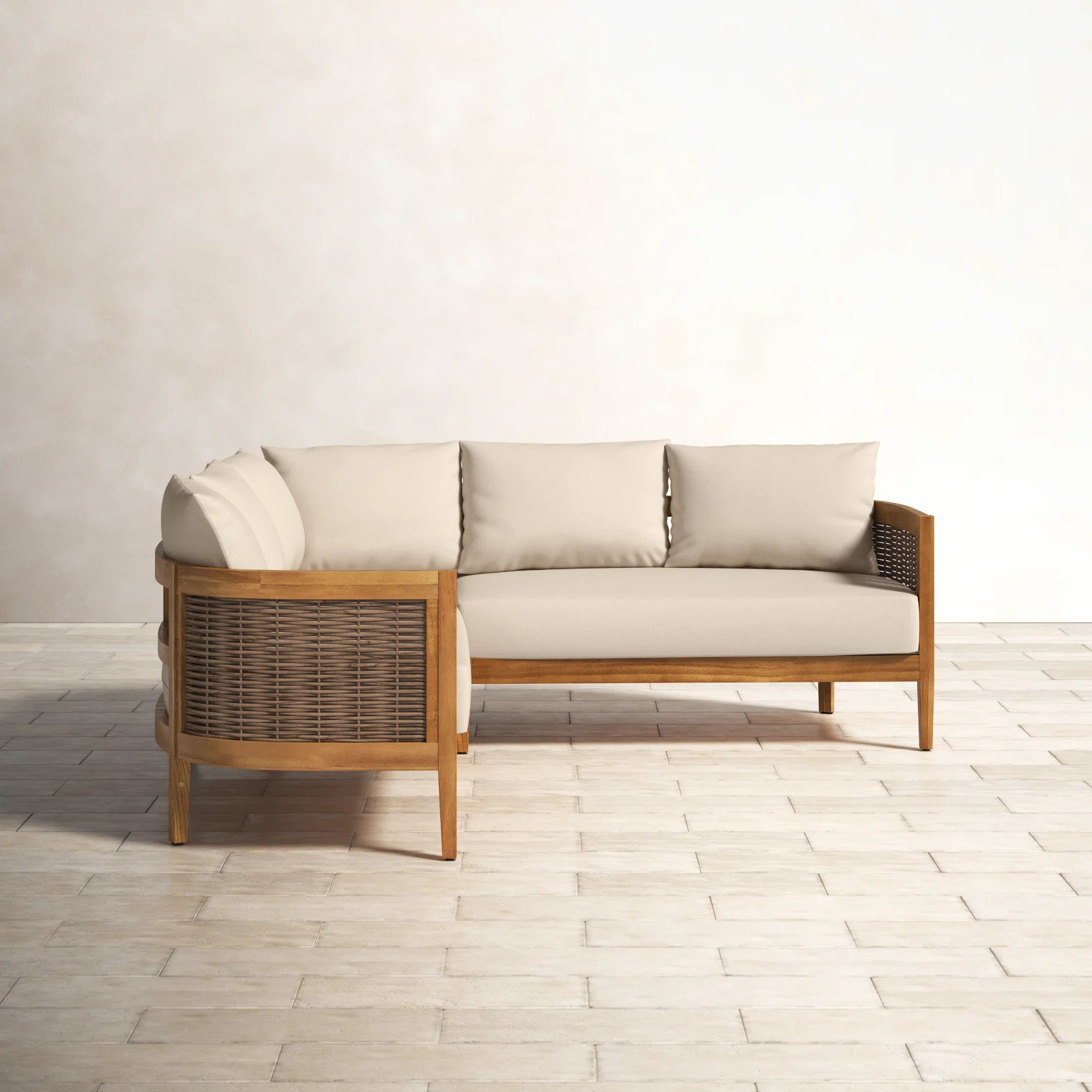 Birch Lane™ Fellers 80'' Outdoor Patio Sectional & Reviews | Wayfair | Wayfair North America