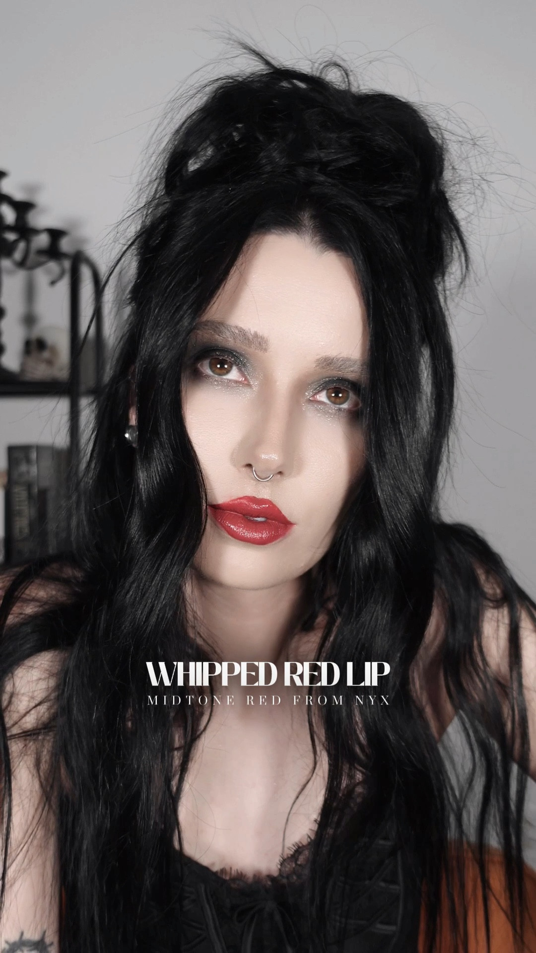 a cherry red glossy/satin finish lip 🥀 #redlipstick #valentinesday

#LTKBeauty