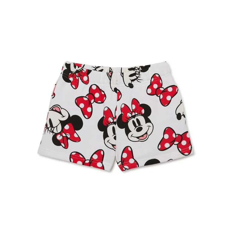 Disney Minnie Mouse Girls Graphic Print Shorts, Sizes 4-16 - Walmart.com | Walmart (US)
