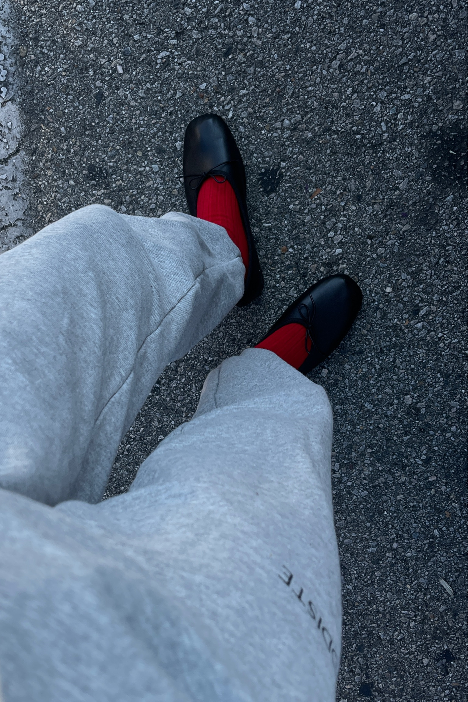 Dressing up my sweatsuit with festive socks and my favorite ballet flats 🎄🎁

#LTKstyletip #LTKSeasonal #LTKHoliday