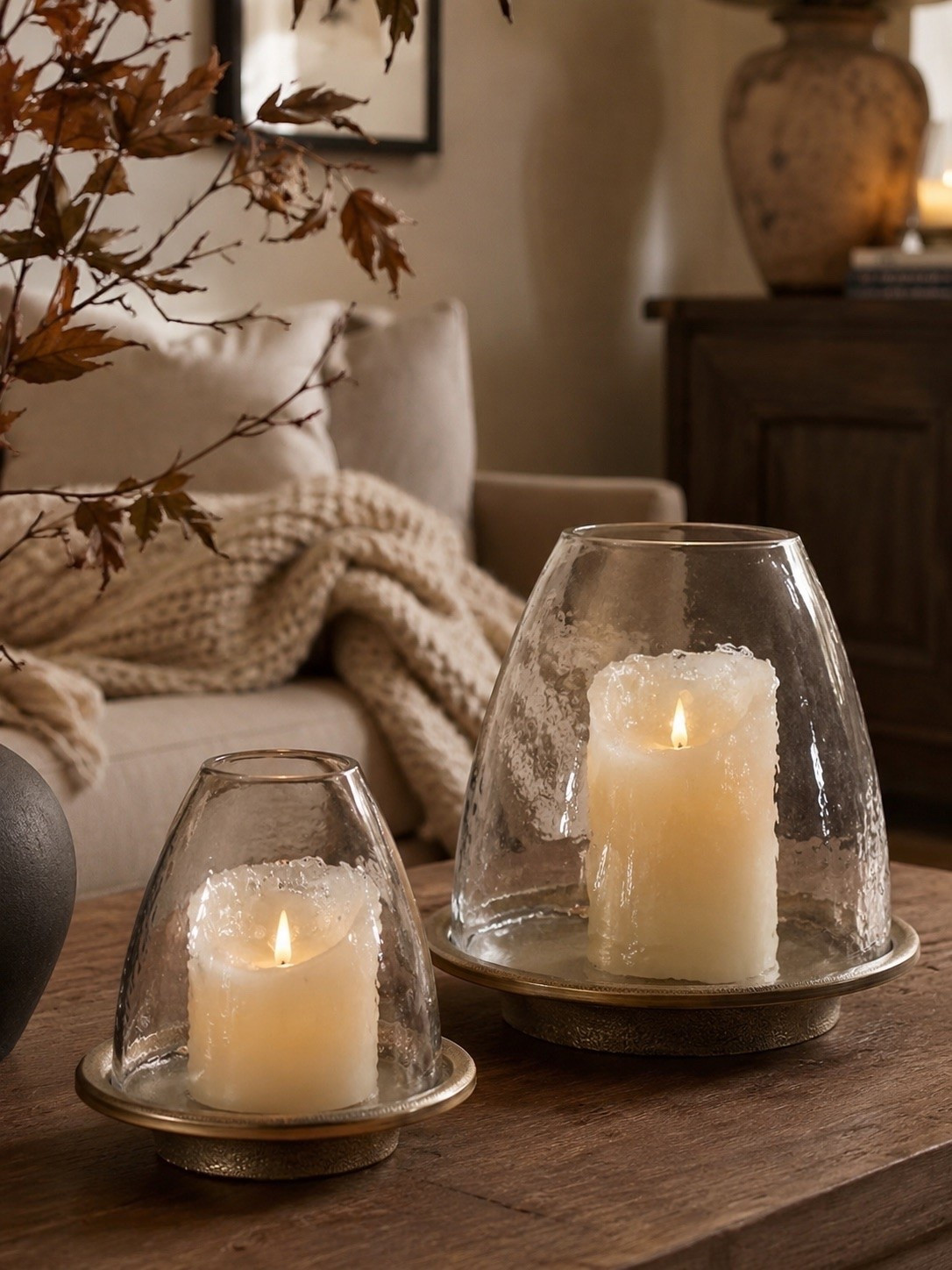 Amazon Glass Hurricanes

These glass hurricanes are one of those timeless pieces that make any space feel warm, layered, and inviting. Whether you style them on a coffee table, console, dining table, or mantel, they instantly create that cozy designer look with very little effort. Add your favorite pillar candles for a soft glow you’ll enjoy all year long. 🤍 

Follow @farmtotablecreations on Instagram for more home finds and styling inspiration.

#amazonhome #amazonfinds #glasshurricanes #candleholders #coffeetabledecor #livingroomdecor #neutralhome #modernorganic #homedecor #homestyling #cozyhome #interiordesign #homeinspiration #amazondecor #ltkhome

#LTKSaleAlert #LTKHome