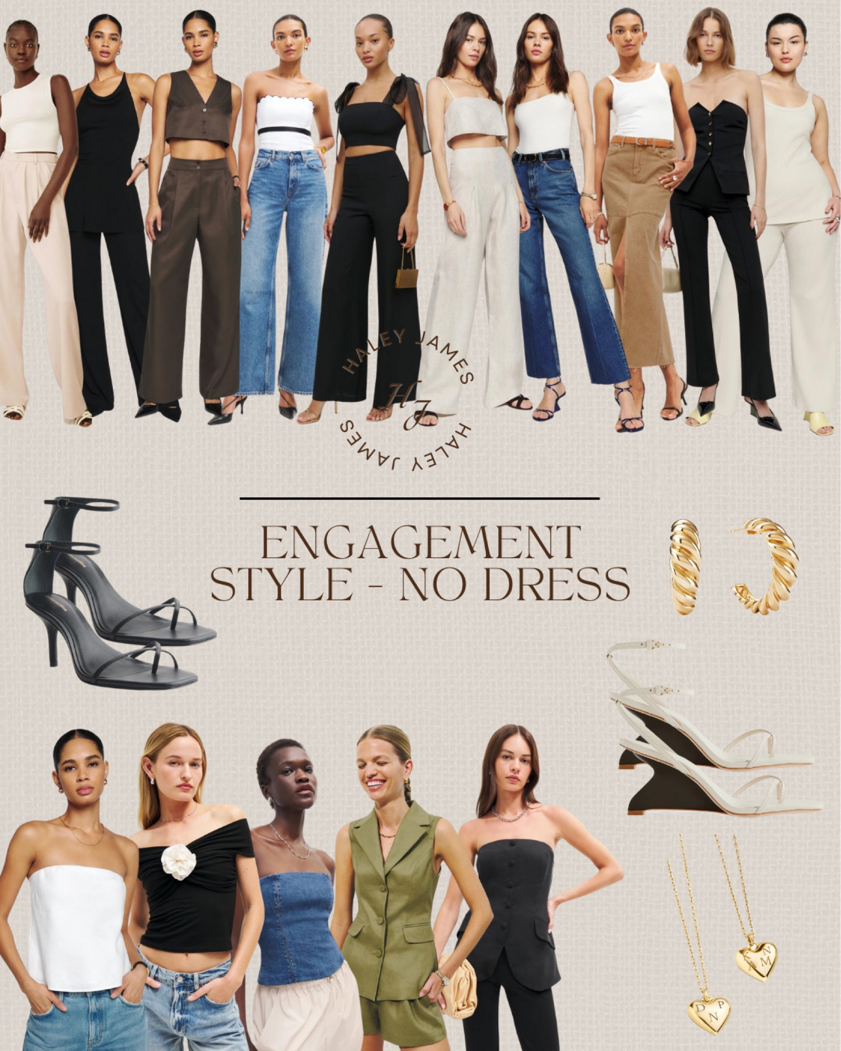 Haley James Style: Engagement Style No Dress #reformation

#LTKwedding #LTKshoecrush #LTKstyletip