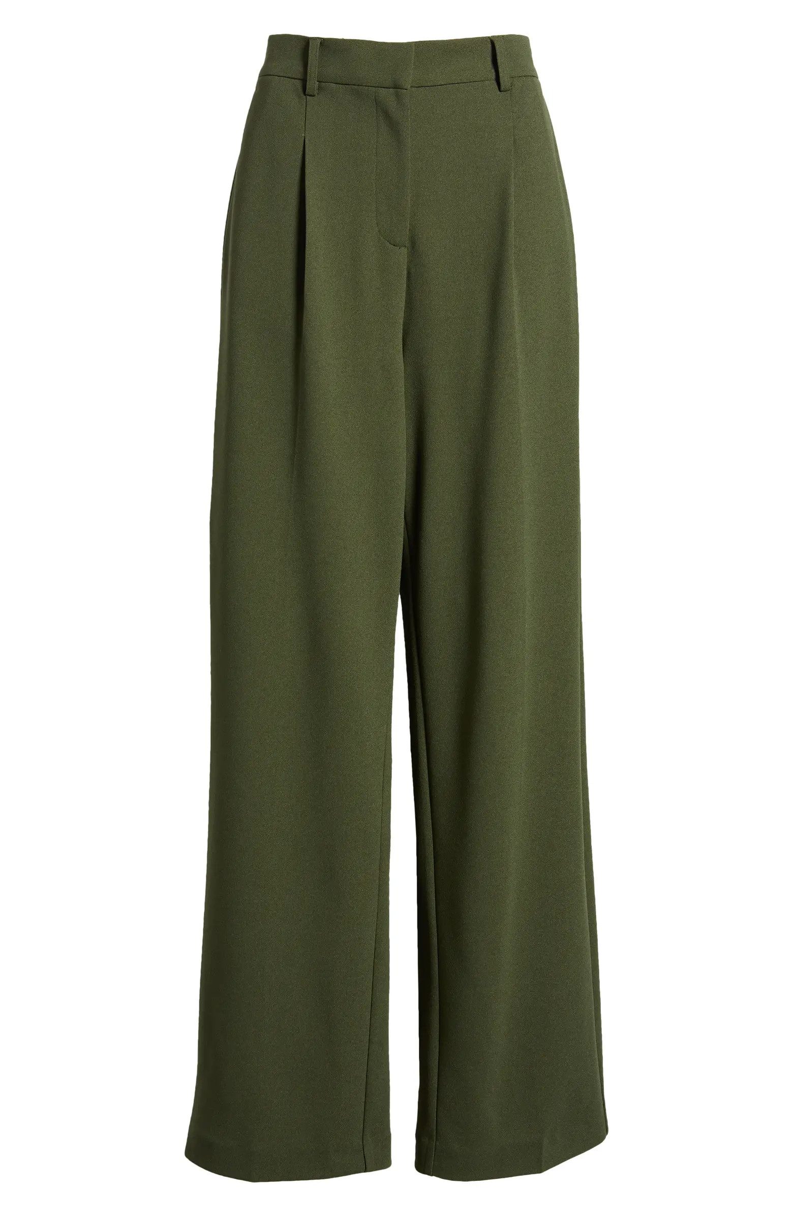 Troian Pleated Wide Leg Trousers | Nordstrom