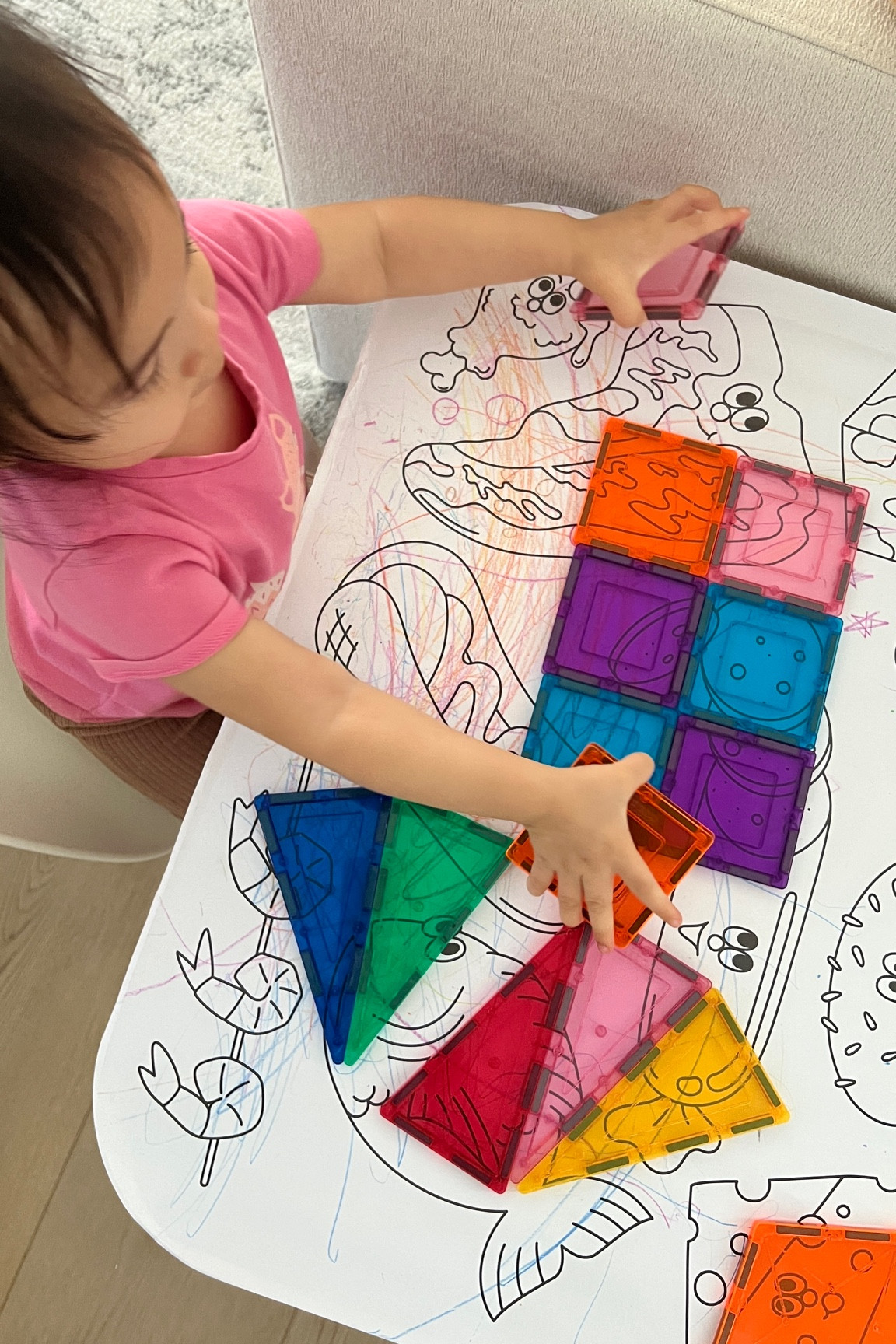 new toys! i got her picasso tiles which are magnetic building blocks #toddlertoys #toddleractivities 

#LTKBaby #LTKKids #LTKFamily