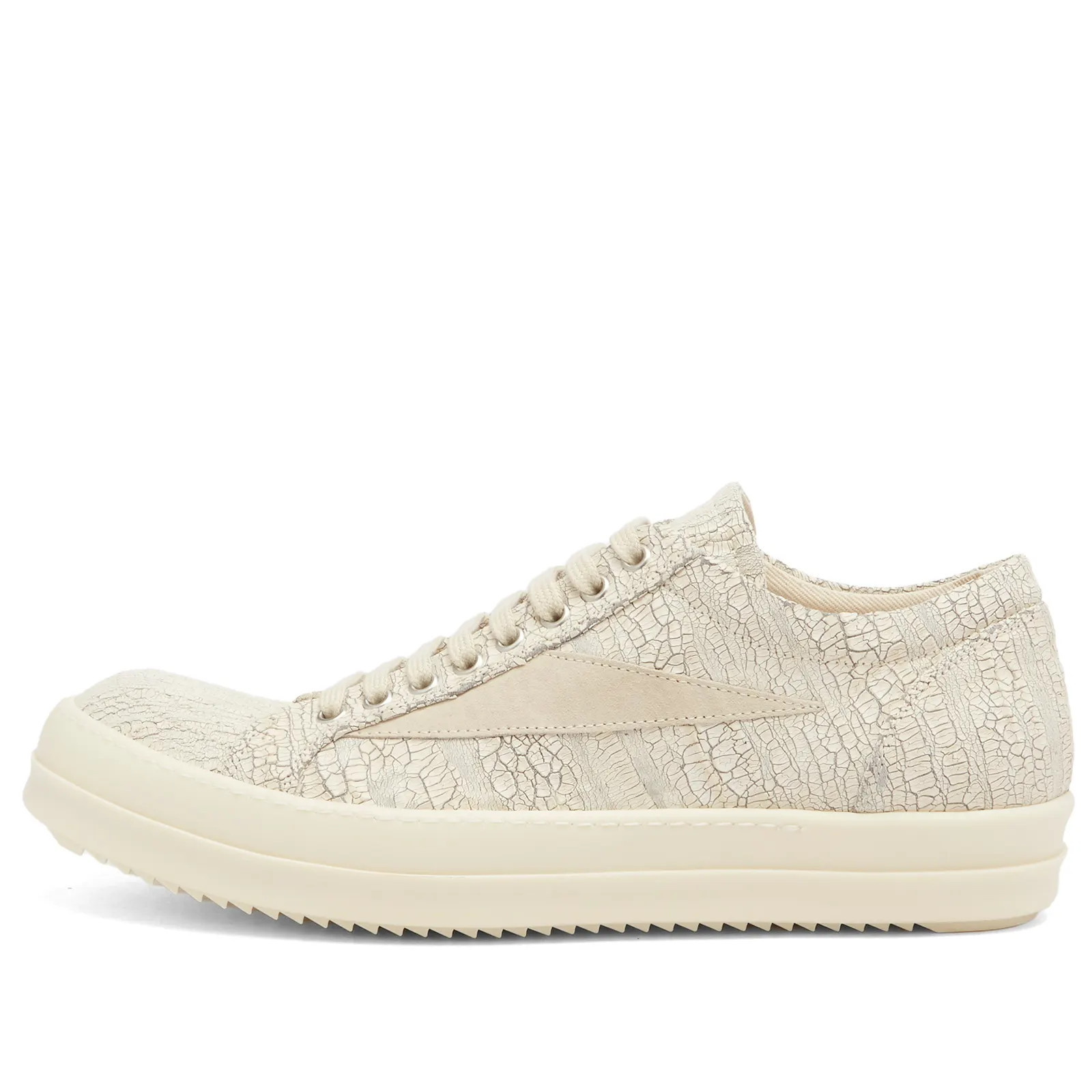 Rick Owens DRKSHDW Men's Vintage Sneaks Milk/Milk/Milk | END. Clothing