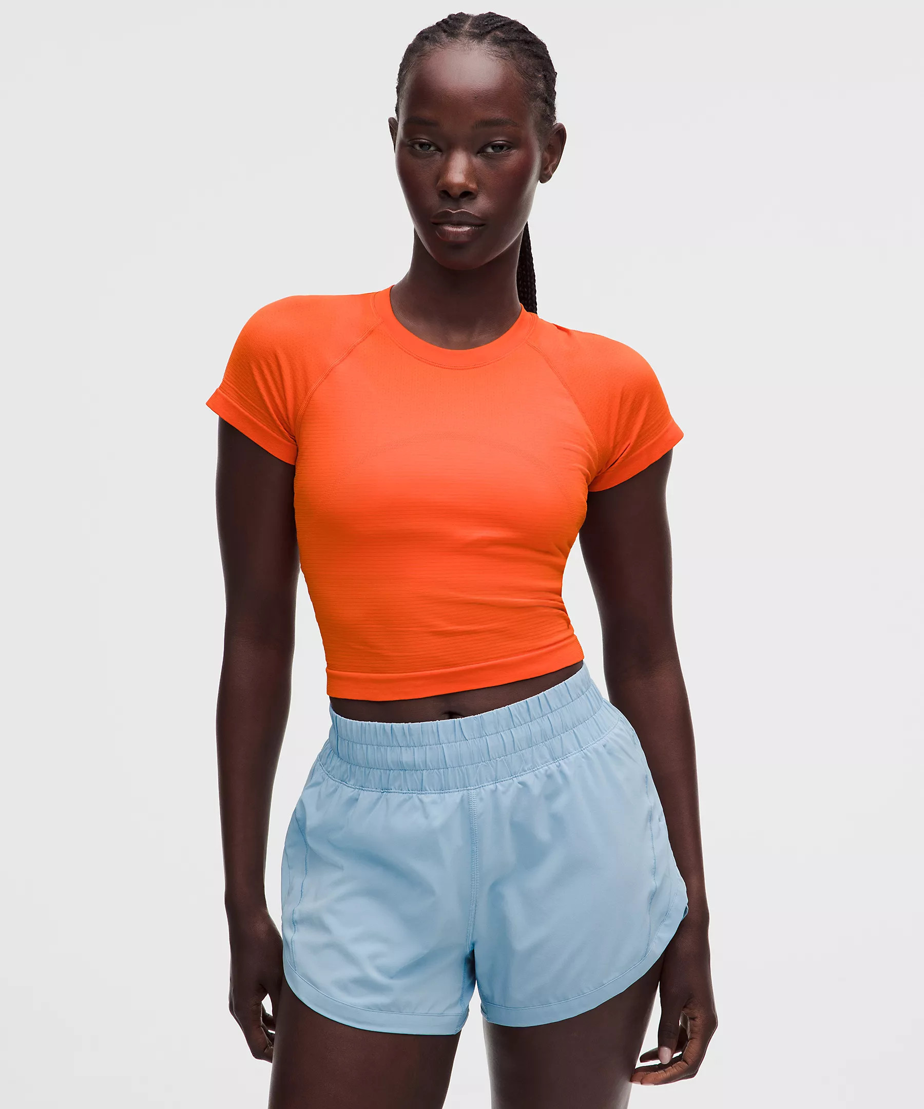 Swiftly Tech Cropped Short-Sleeve Shirt 2.0 | Lululemon (US)