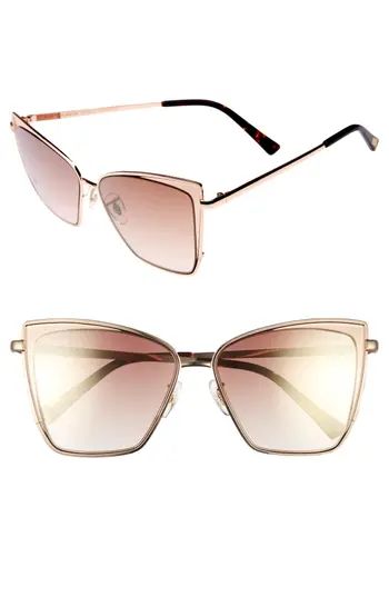 Women's Diff Becky 57Mm Sunglasses - Gold/ Brown | Nordstrom
