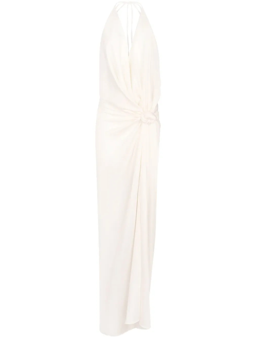 Silvia Tcherassi Vestido Largo Torgiano | Blanco | FARFETCH | Farfetch Global