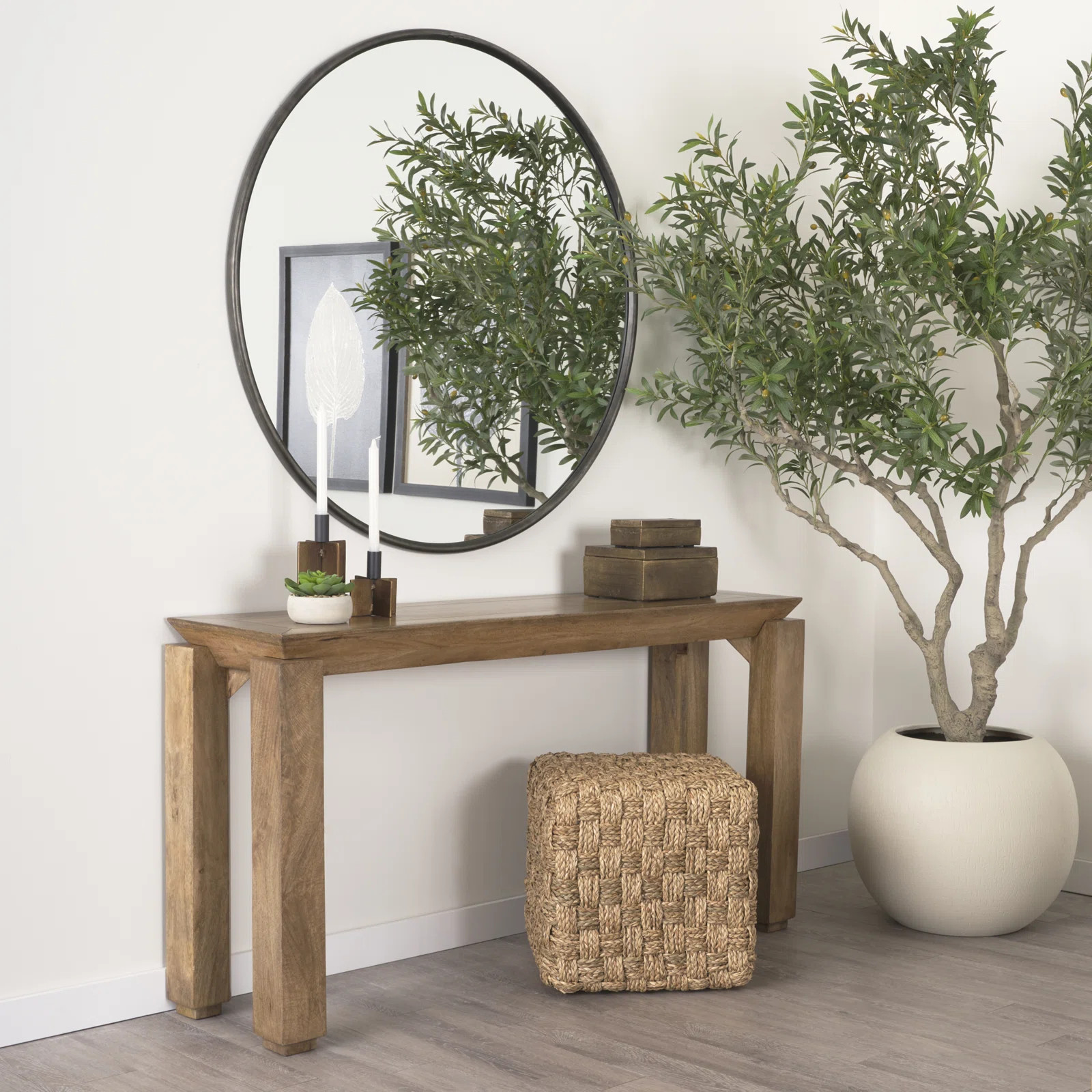 Runa Upholstered Pouf | Wayfair North America